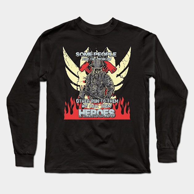 Firefighter Long Sleeve T-Shirt by shirttrends